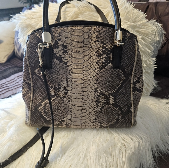 СОАСН (F35876). ВЕАUTIFUL ЕХОТІСPYTHON SNAKE MINETTA SATCHEL BAG!AUTHENTIC COACH - Picture 13 of 14